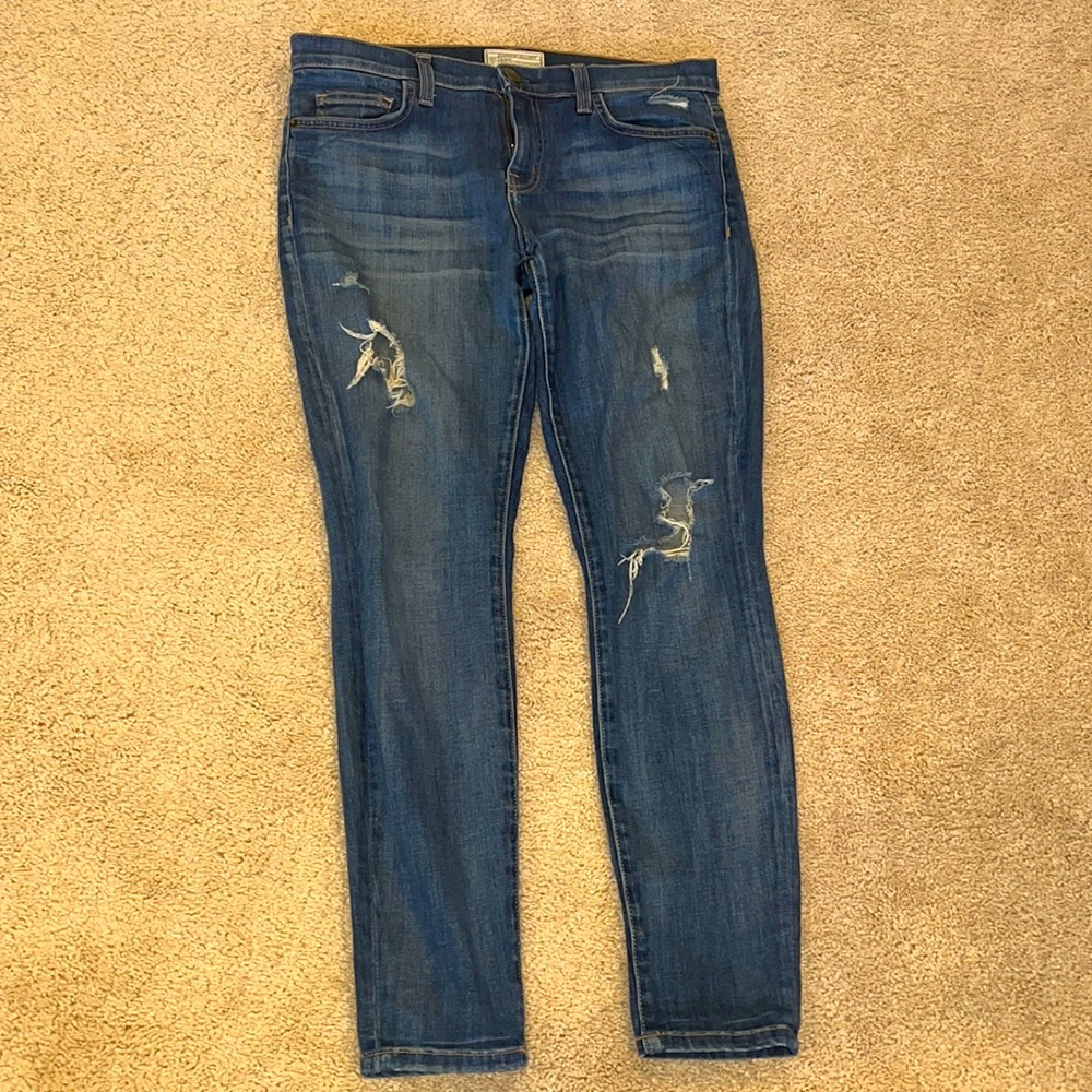 Distressed Current/Elliott jeans